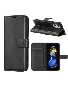 Redmi Note 11T Pro |Note 11T Pro+ Flip Cover Leather Wallet Case with Rectangle Magnetic Snap