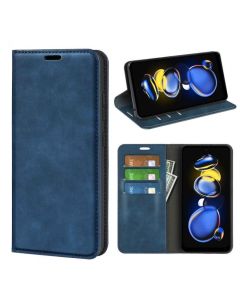 Redmi Note 11T Pro |Note 11T Pro+ Super Soft Leather Flip Cover Phone Case Dual Invisible Magnets Snap