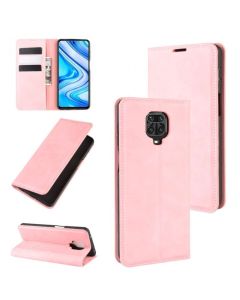 Redmi Note 9 Pro /Redmi Note 9S Super Soft Leather Flip Cover Phone Case Dual Invisible Magnets Snap