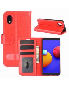 Samsung Galaxy A01 Core /M01 Core Flip Folio Leather Wallet Case with ID and Credit Card Pockets