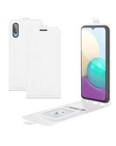 Samsung Galaxy A02 | Galaxy M02 Leather Flip Phone Case Flip Cover Vertical Open Wallet Case