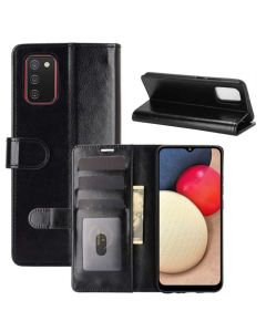 Samsung Galaxy A02s Flip Folio Leather Wallet Case with ID and Credit Card Pockets