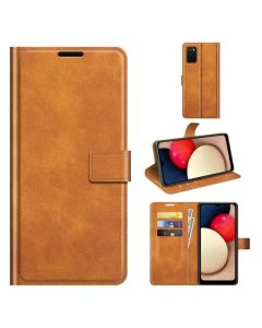 Samsung Galaxy A03s Flip Cover Leather Wallet Case with Rectangle Magnetic Snap