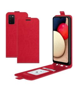 Samsung Galaxy A03s Leather Flip Phone Case Flip Cover Vertical Open Wallet Case