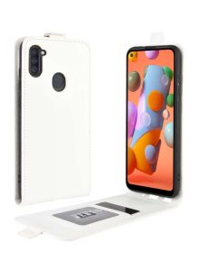 Samsung Galaxy A11 Leather Flip Phone Case Flip Cover Vertical Open Wallet Case