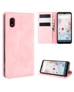 Samsung Galaxy A20 (Japan) Super Soft Leather Flip Cover Phone Case Dual Invisible Magnets Snap