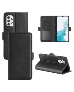 Samsung Galaxy A23 5G Flip Cover Leather Wallet Case with Dual Magnetic Closure