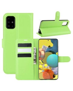 Samsung Galaxy A51 5G (SC-54A) Phone Case Wallet Flip Cover Folio Leather Case Stand Display Card Pocket