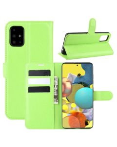 Samsung Galaxy A51 5G (SM-A516) Phone Case Wallet Flip Cover Folio Leather Case Stand Display Card Pocket