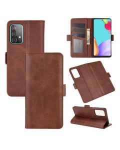 Samsung Galaxy A52 5G Flip Cover Leather Wallet Case with Dual Magnetic Closure