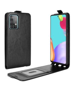 Samsung Galaxy A52 5G Leather Flip Phone Case Flip Cover Vertical Open Wallet Case