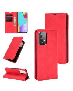 Samsung Galaxy A52 5G Super Soft Leather Flip Cover Phone Case Dual Invisible Magnets Snap