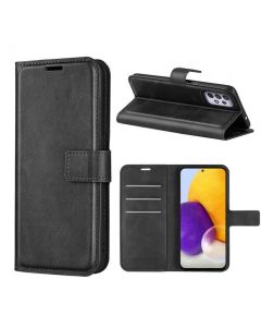 Samsung Galaxy A73 Flip Cover Leather Wallet Case with Rectangle Magnetic Snap