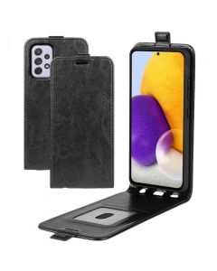 Samsung Galaxy A73 Leather Flip Phone Case Flip Cover Vertical Open Wallet Case