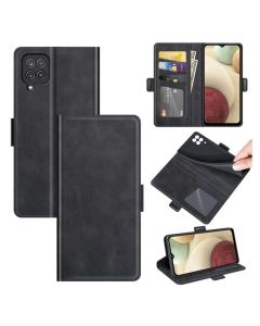 Samsung Galaxy F12 | Galaxy M12 Flip Cover Leather Wallet Case with Dual Magnetic Closure