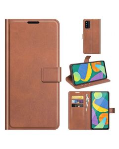 Samsung Galaxy F52 5G Flip Cover Leather Wallet Case with Rectangle Magnetic Snap