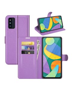 Samsung Galaxy F52 5G Phone Case Wallet Flip Cover Folio Leather Case Stand Display Card Pocket