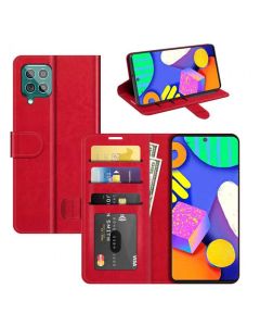 Samsung Galaxy F62 | Galaxy M62 Flip Folio Leather Wallet Case with ID and Credit Card Pockets