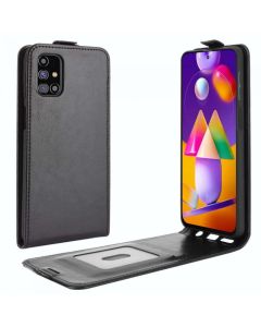 Samsung Galaxy M31s Leather Flip Phone Case Flip Cover Vertical Open Wallet Case