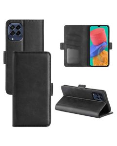 Samsung Galaxy M33 5G Flip Cover Leather Wallet Case with Dual Magnetic Closure