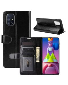 Samsung Galaxy M51 Flip Folio Leather Wallet Case with ID and Credit Card Pockets