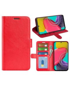Samsung Galaxy M53 5G Flip Folio Leather Wallet Case with ID and Credit Card Pockets