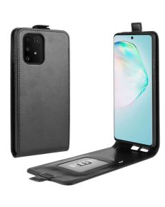 Samsung Galaxy M80s /S10 Lite /A91 Leather Flip Phone Case Flip Cover Vertical Open Wallet Case