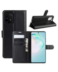 Samsung Galaxy M80s /S10 Lite /A91 Phone Case Wallet Flip Cover Folio Leather Case Stand Display Card Pocket