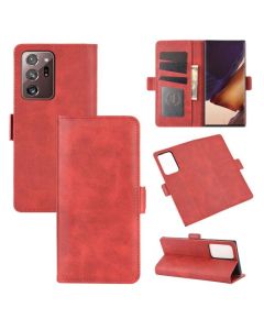 Samsung Galaxy Note 20 Ultra Flip Cover Leather Wallet Case with Dual Magnetic Closure
