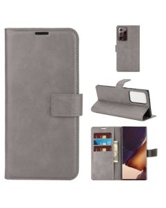 Samsung Galaxy Note 20 Ultra Flip Cover Leather Wallet Case with Rectangle Magnetic Snap