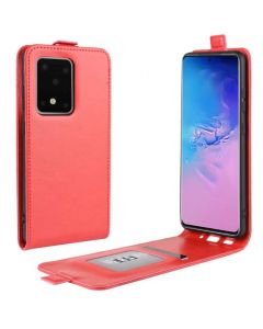 Samsung Galaxy S11 Plus Leather Flip Phone Case Flip Cover Vertical Open Wallet Case