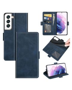 Samsung Galaxy S22 Flip Cover Leather Wallet Case with Dual Magnetic Closure