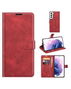 Samsung Galaxy S22 Flip Cover Leather Wallet Case with Rectangle Magnetic Snap
