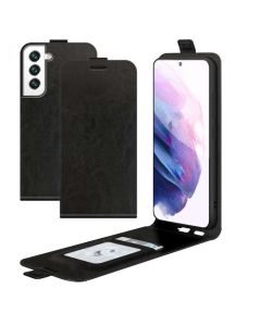 Samsung Galaxy S22 Leather Flip Phone Case Flip Cover Vertical Open Wallet Case