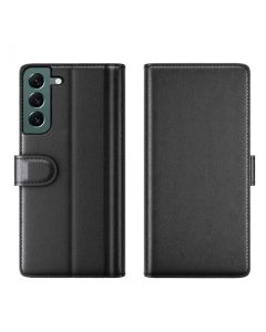 Samsung Galaxy S23 Plus (Galaxy S23+) Phone Case Wallet Flip Cover Folio Genuine Leather Case Stand Display Card Pocket