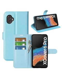 Samsung Galaxy XCover 6 Pro Phone Case Wallet Flip Cover Folio Leather Case Stand Display Card Pocket