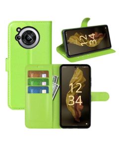 Sharp AQUOS R7 Phone Case Wallet Flip Cover Folio Leather Case Stand Display Card Pocket