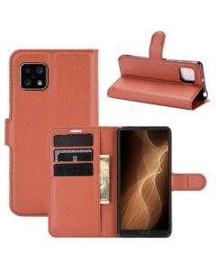 Sharp Aquos Sense 4 Phone Case Wallet Flip Cover Folio Leather Case Stand Display Card Pocket