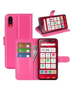 Sharp Simple Sumaho 6(シンプルスマホ6) Phone Case Wallet Flip Cover Folio Leather Case Stand Display Card Pocket