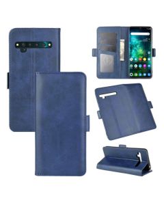 TCL 10 Pro Flip Cover Leather Wallet Case with Dual Magnetic Closure