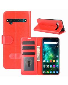 TCL 10 Pro Flip Folio Leather Wallet Case with ID and Credit Card Pockets