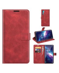TCL 20 Pro 5G Flip Cover Leather Wallet Case with Rectangle Magnetic Snap
