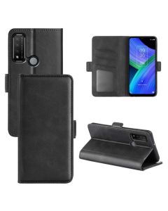 TCL 20 R 5G Flip Cover Leather Wallet Case with Dual Magnetic Closure