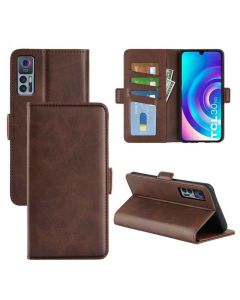 TCL 30 Plus | TCL 30 Flip Cover Leather Wallet Case with Dual Magnetic Closure