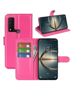 TCL 30 V 5G Phone Case Wallet Flip Cover Folio Leather Case Stand Display Card Pocket