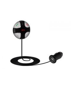 FM Transmitter with car charger and magnetic base support Bluetooth & SD