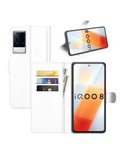 vivo iQOO 8 Phone Case Wallet Flip Cover Folio Leather Case Stand Display Card Pocket