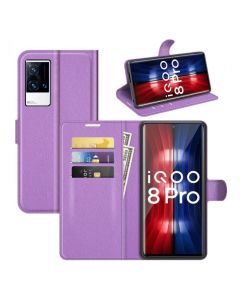 vivo iQOO 8 Pro Phone Case Wallet Flip Cover Folio Leather Case Stand Display Card Pocket
