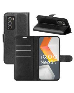 vivo iQOO Neo5S Phone Case Wallet Flip Cover Folio Leather Case Stand Display Card Pocket