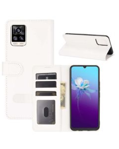 vivo V20 Flip Folio Leather Wallet Case with ID and Credit Card Pockets